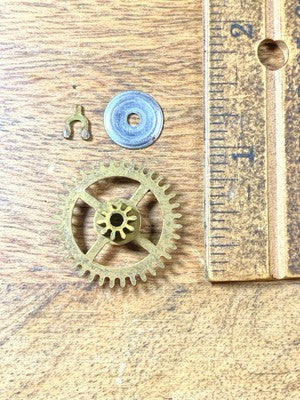 Enfield Clock Movement Minute Wheel (See Pics To ID Mvmt) (KD2873)