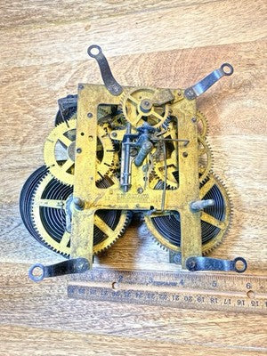Ingraham (Stamped 12 14) Clock Movement Strike Side 2nd Wheel (KD3634)