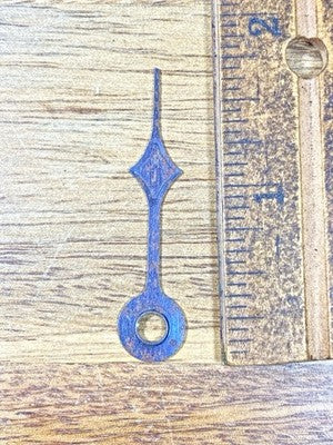Old Rusty Clock Hour Hand 1 3/4 Inches Long (Arbor Is 4.2mm Dia.) (KD3171)