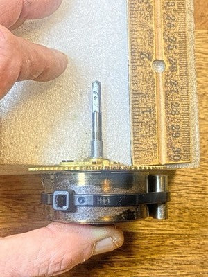 New Haven Clock Movement Time Side Main Wheel (See Pics To ID Mvmt) (KD4474)