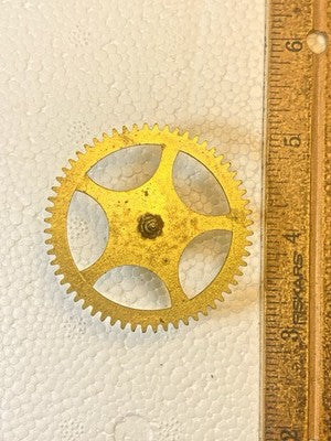 Gilbert Clock (Steel Plates) Time Side 2nd Wheel (See Pics to ID) KD4438