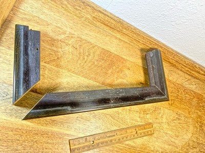 Wooden Mantel Clock Base (12 1/2 X 5 1/8 Inches)    (LL5356)