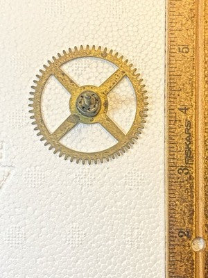 Ingraham (Stamped 12 27) Clock Movement Strike Side 2nd Wheel (KD4547)