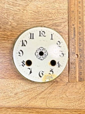 P. Japy (Stamped 1878) Clock Dial Pan (90.3mm Dia.  (For Parts/Repair) (KD3048)