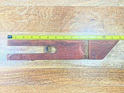 Antique Clock (Weight Driven) Wooden Side Dial Mount Part   (LL5345)