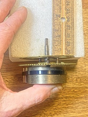 Gilbert Clock (Steel Plates) Strike Side Main Wheel (See Pics to ID) KD4446