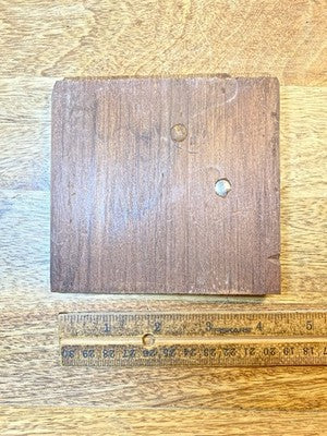 Cuckoo Clock Back Door (4 3/8 X 4 1/4 Inches)  - Vintage Clock Parts KD3761