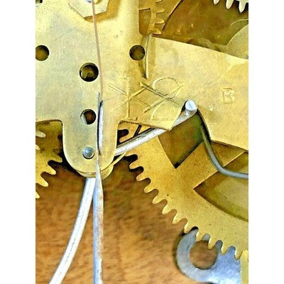 Old New Haven Clock Movement Time Side 2nd Wheel (See Pics to ID Mvmt) (K5857)