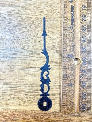 3 5/16 Inch Long Clock Minute Hand (Arbor Is 4.0mm X 2.9mm (KD3116)