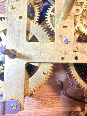 Sessions Chime Clock Plate Nut - Vintage Clock Parts KD3410