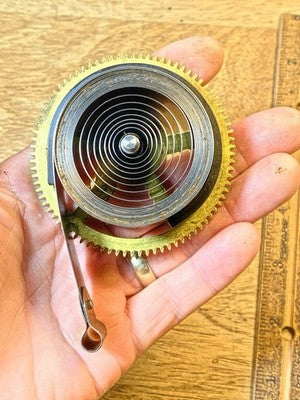 Ingraham (Stamped 5 12) Clock Movement Time Side Main Wheel (KD4311)