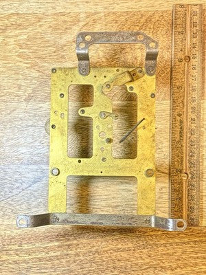 Ingraham (Stamped 10/29) Clock Front Plate - Vintage Clock Parts KD3436