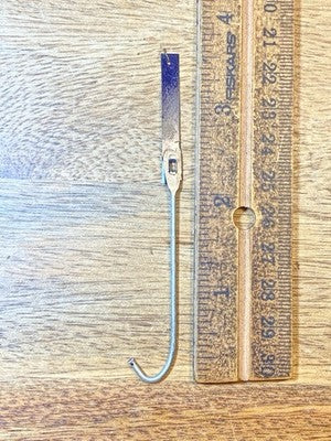 3 9/16 Inch Long Clock Pendulum Rod and Spring (KD3425)