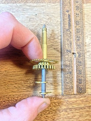 Sessions Chime Clock Hands Post - Vintage Clock Parts KD3406