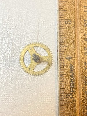 Made In Korea Clock Movement Strike Side 5th Wheel - Vintage Clock Parts KD3448