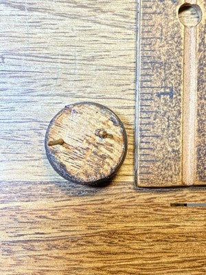 Wood Clock Foot - Vintage Clock Parts (KD3713)