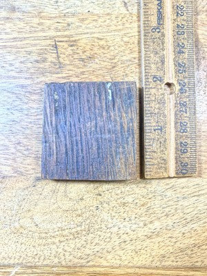 Old Wood Clock Foot (1 3/4 X 1 3/4 Inches)   (KD2822)