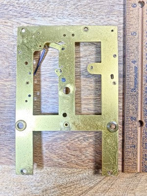 Gilbert Clock Movement (Pat. June 3 1879) Front Plate (Pivots Look Good (KD2703)