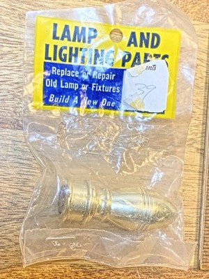 NOS Brass Finial (Thread Dia Is 5.5mm) Vintage Clock Parts (KD3753)