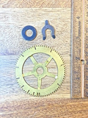 Sessions Chime Clock Count Wheel - Vintage Clock Parts KD3409