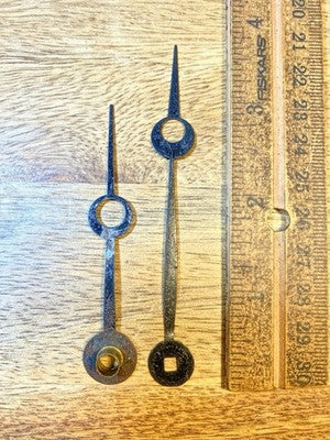Seth Thomas Clock Hands Set  (See Desc For Specs) - Vintage Clock Parts KD3379