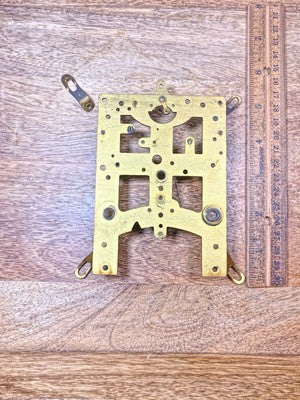New Haven Clock Movement Front Plate (See Pics To ID Movement)  (KD2974)