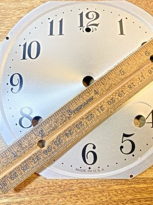 Sessions 8 Day Clock Dial Pan - Vintage Clock Parts KD3381