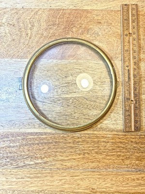 Clock Bezel W/ Convex Glass (5.77 Inch Dia, 5.16 Inch Inner Dia)    KD4108