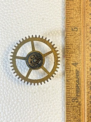 Sessions Clock Movement Time Side 4th Wheel (See Pics To ID Mvmt) (KD3096)