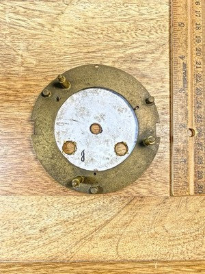 P. Japy (Stamped 1878) Clock Dial Pan (90.3mm Dia.  (For Parts/Repair)  (KD3048