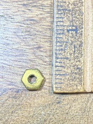 New Haven Clock Movement Plate Nut (See Pics To ID Movement)  (KD2972)