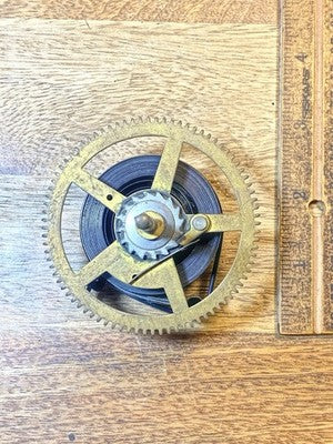 Ingraham (Stamped 12 27) Clock Movement Strike Side Main Wheel (KD4554)