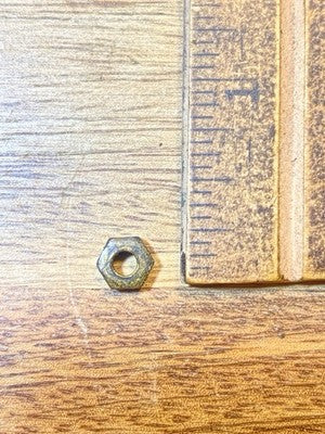 Gilbert Clock (Steel Plates) Plate Nut (See Pics to ID) KD4432