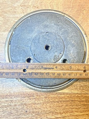 6 1/2 Inch Diameter Parlor Clock Dial Pan      (KD4506)
