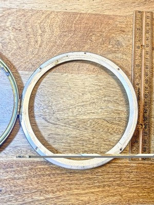 Clock Bezel W/ Convex Glass (5 3/4 Inch Dia, 4.9 Inch Inner Dia)    KD4597