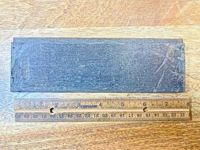 Clock Lower Back Board 7 13/16 X 2 1/2 Inches - Vintage Clock Part KD3265