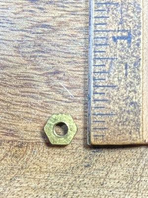 Gilbert Clock Movement (Pat. June 3 1879) Plate Nut (See Pics To ID Mvmt (KD2705