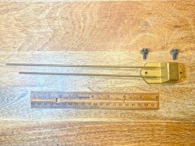 Seth Thomas Clock 2 Rod Chime Bar (11 1/4 Inches Long) (LL5391)