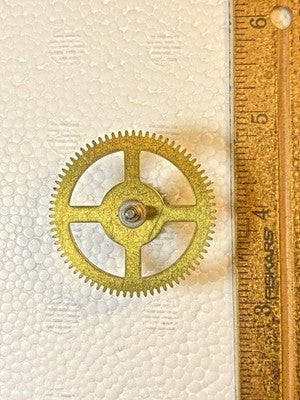 Hermle 451-050 Clock Time Side 2nd Wheel - Vintage Clock Parts   (KD3601)