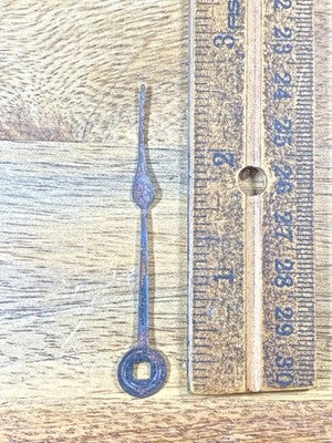 Old Rusty Clock Minute Hand 2 5/8 Inch Long (Arbor Is 2.9mm X 2.9mm (KD3076)