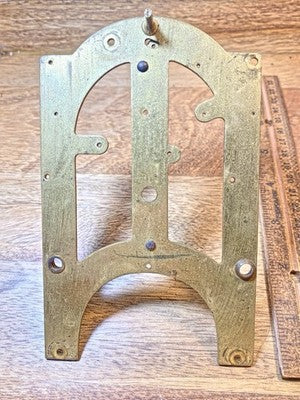 Made In Japan Clock Movement Front Plate (Pivots Look Good)  KD4276