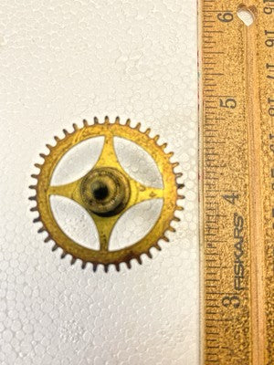 Ingraham (Stamped 12 33) Clock Movement Time Side 3rd Wheel (KD2713)