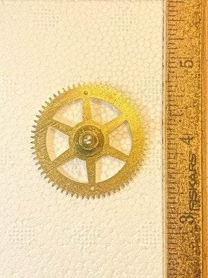 New Haven Wall Clock Movement Strike Side 4th Wheel (See Pics To ID Mvmt) KD4514