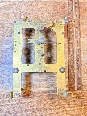 Ingraham (Stamped Oct 78) Clock Movement Front Plate (Pivots Look Good) (KD4290