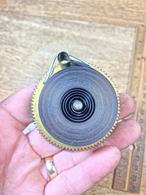 New Haven Clock Movement Time Side Main Wheel (See Pics To ID Mvmt)  (KD2959)