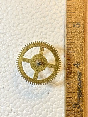Perivale Clock Movement Strike Side 5th Wheel - Vintage Clock Parts KD3718