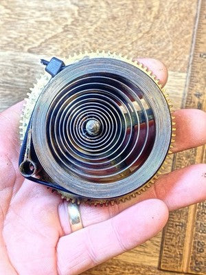 Ingraham (Stamped Oct 78) Clock Movement Time Side Main Wheel  (KD4289)