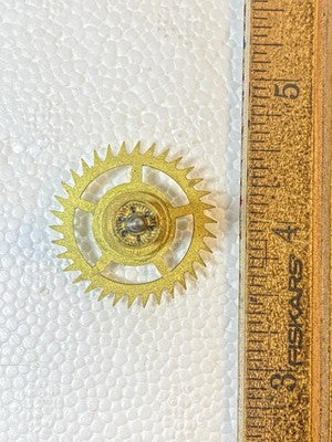 Sessions Chime Clock Escape Wheel - Vintage Clock Parts KD3391
