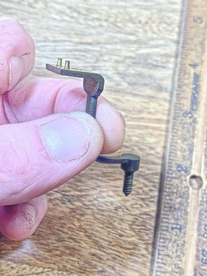 P. Japy (Stamped 1878) Clock Movement  Bell Mount (See Pics To ID Mvmt) (KD3020)