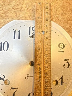 Sessions Clock Movement Dial Pan - Vintage Clock Parts (KD3501)
